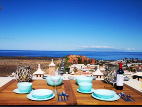45qmDachterrasse+Meerblick+360°+Teideblick+Pool